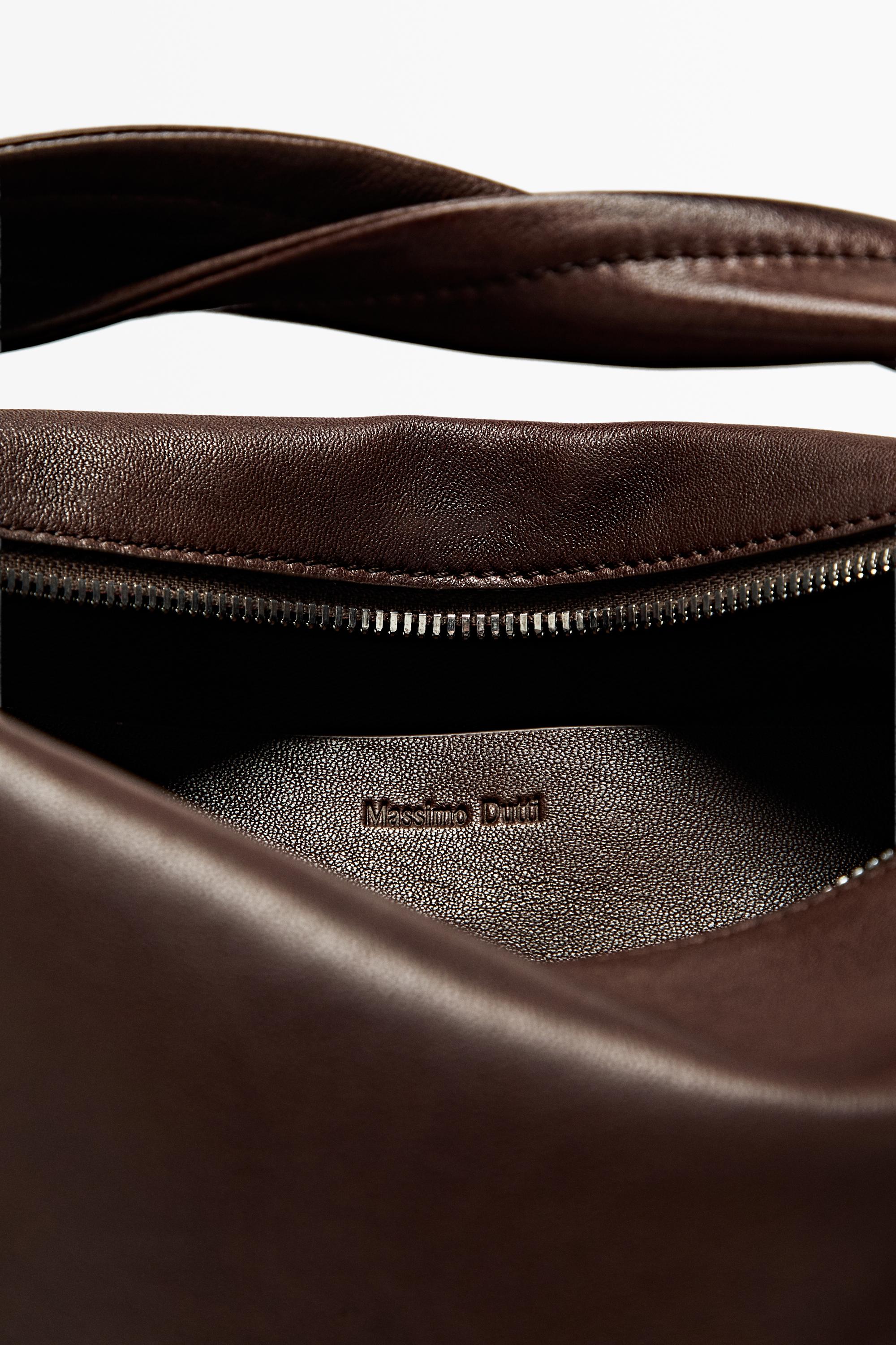 Sac à bandoulière en cuir nappa